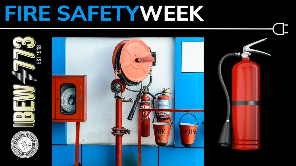 As we approach Fire Safety Week in Canada, keeping in mind that the holidays can be super busy and extremely distracting. @CanadaSafetyCSC 

How to be ready in an emergency canadasafetycouncil.org/be-ready-in-an…

IBEW 773
519-948-2221
admin@ibew773.ca
ibew773.ca

#IBEW773 #fire