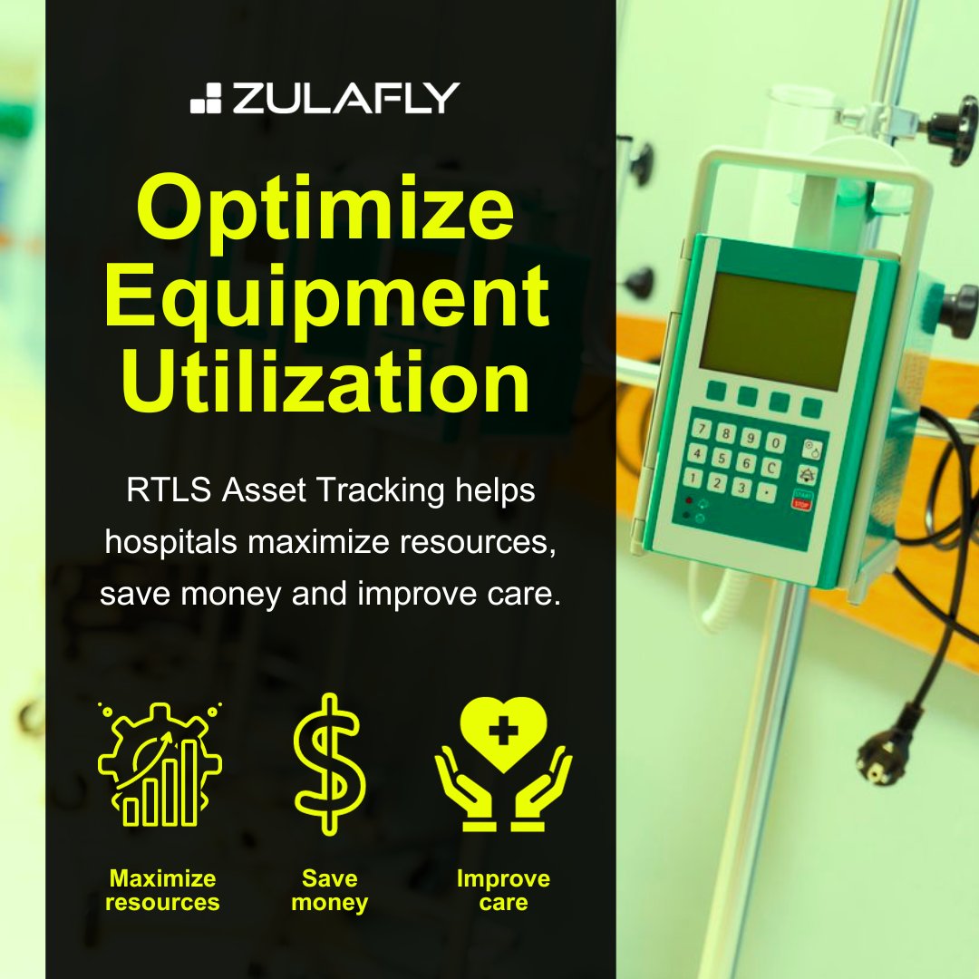 ZulaFly's tweet photo. Asset tracking with RTLS can help hospitals maximize human and equipment resources, increase patient satisfaction, and save money.
https://t.co/dOgBaFVWhk
#HospitalAssetTracking #HealthcareAssetUtilization #HealthcareAssetTracking #HealthcareRTLS #HospitalRTLS https://t.co/vjjR5Vttkg