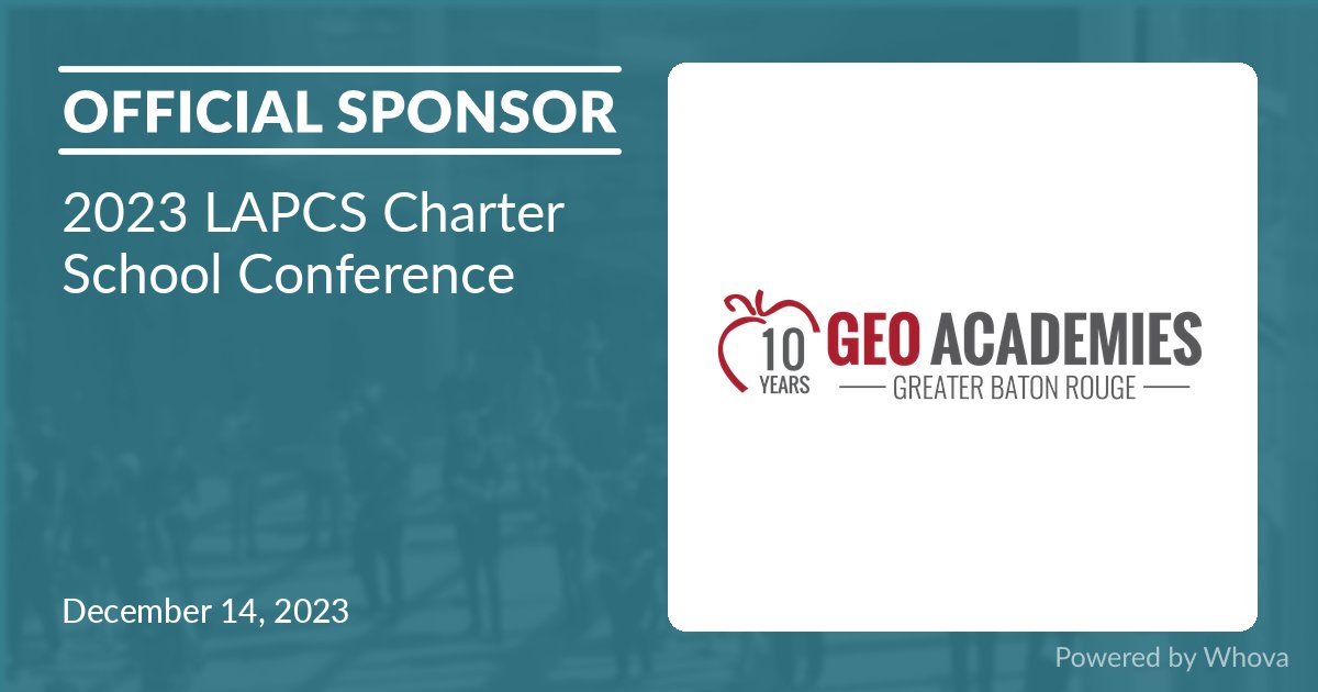 We're proud to sponsor the 2023 LAPCS Charter School Conference!