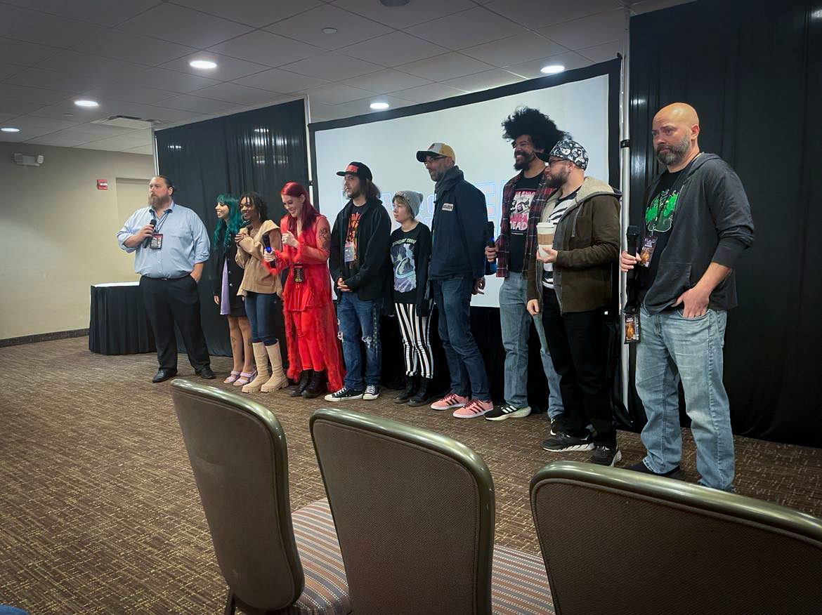 JasonHuls's tweet photo. #DaysoftheDead was one of the best cons I've ever been to. Had a great time meeting filmmakers, con staff &amp; attendees. The screening was a big success &amp; the Q&amp;A was fun. Saw some really great movies. I need to get working on another film so I can make this happen again next year. https://t.co/UFiInH8KDf