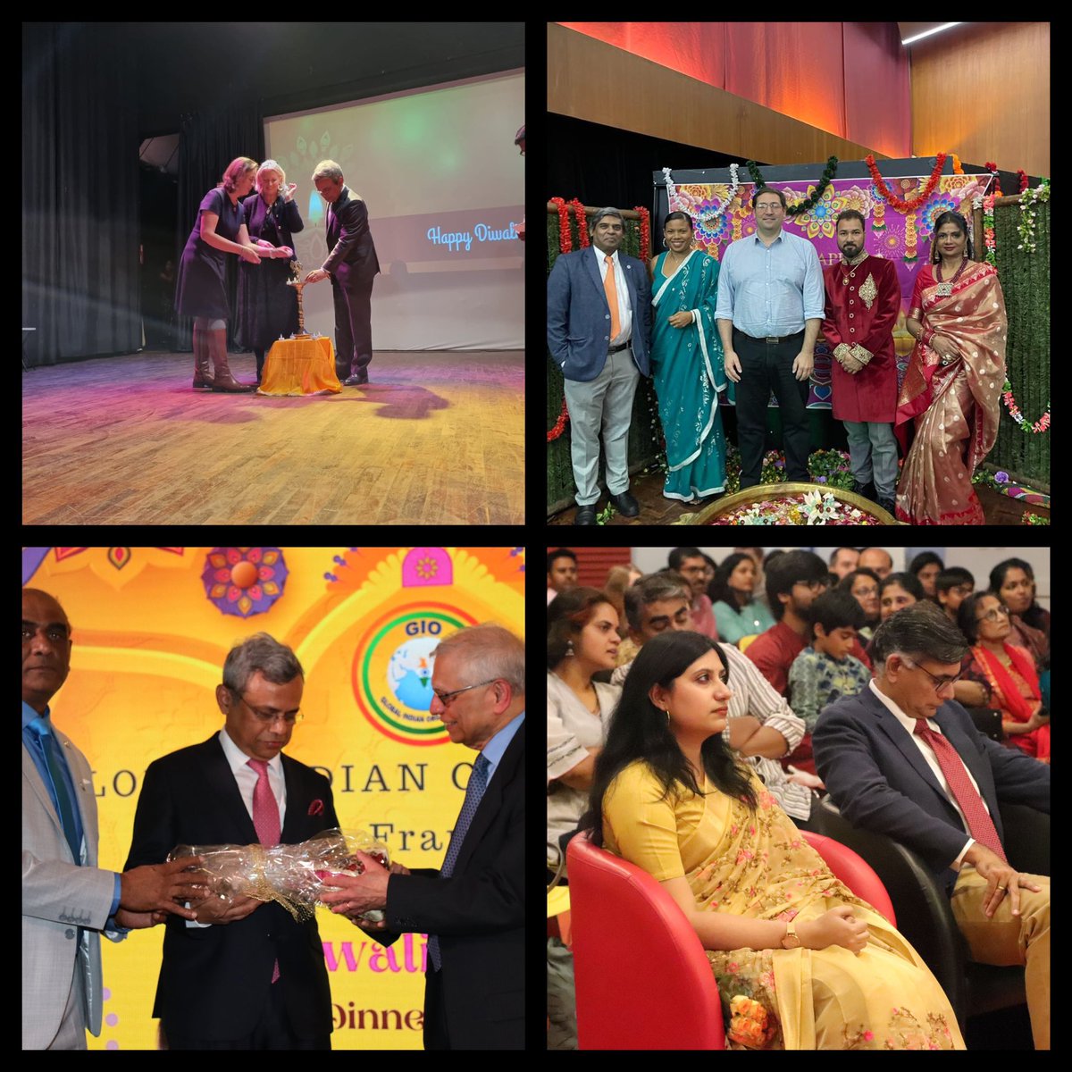 IndiaembFrance's tweet image. Vibrant #Diwali2023 celebrations lit up 🇫🇷 with a beautiful display of cultural unity! 🪔✨ 

From Toulouse ➡️ Paris ➡️ Strasbourg, across 🇫🇷 &amp;amp; over several weeks, the enthusiastic participation of 🇮🇳 diaspora &amp;amp; friends of 🇮🇳, brought communities together this Festival of Lights.