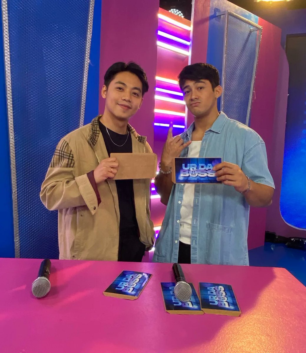 starhuntabscbn's tweet photo. LOOK: @BenedixRamos with Argel Saycon on tonight's episode of of Pie Channel's Ur Da Boss! ✨️ https://t.co/At8acE24ms
