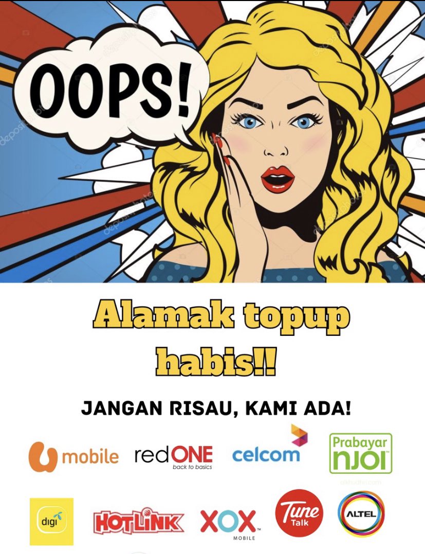 zblinks1's tweet photo. alamak topap habis... last minit betul lah! nak mintak tolomg sapa ni?? 😥😥

nasib baik ada boleh tolong topapkan 🙏🏼 roger je kita 👇🏻👇🏻

https://t.co/c5EmuHu2TQ https://t.co/g8QNcgwhIR
