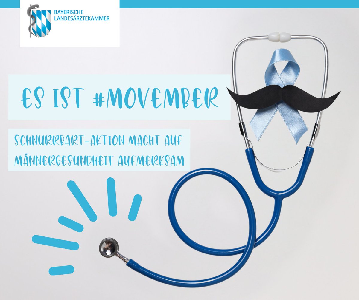 Im November einen Schnurrbart wachsen lassen und auf Männergesundheit aufmerksam machen – dafür steht die weltweite Aktion #Movember. Auch Ärzte👨‍⚕️ und Pflegekräfte der @muenchenklinik setzen ein Zeichen für mehr Aufklärung über Männergesundheit: 👉 shorturl.at/mouI9 
#BLÄK