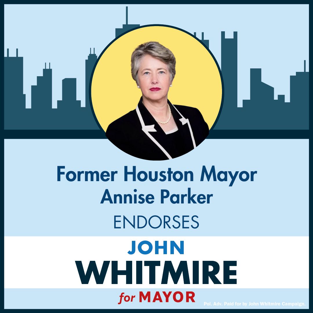 whitmire_john's tweet image. THANK YOU FOR YOUR ENDORSEMENT! 🎉 🎊  “John Whitmire has the experience and knowledge to succeed as Mayor of Houston," Parker said. "He understands that our city’s budget is structurally unbalanced and he isn't afraid to make tough choices—funding only what we can afford, with a…
