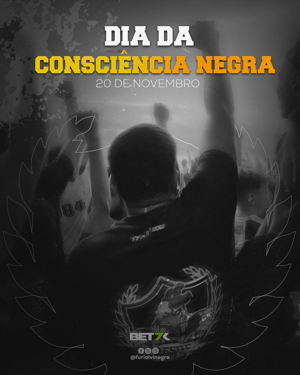 Negro é a raiz da liberdade! ✊🏾

Neste dia da Consciência Negra reafirmamos nossa luta por uma arquibancada e uma sociedade cada vez mais igualitária e antirracista.

Somos o time do Preto e do Branco, da igualdade e do POVO!

#20deNovembro
#AtitudeCompromissoRespeito