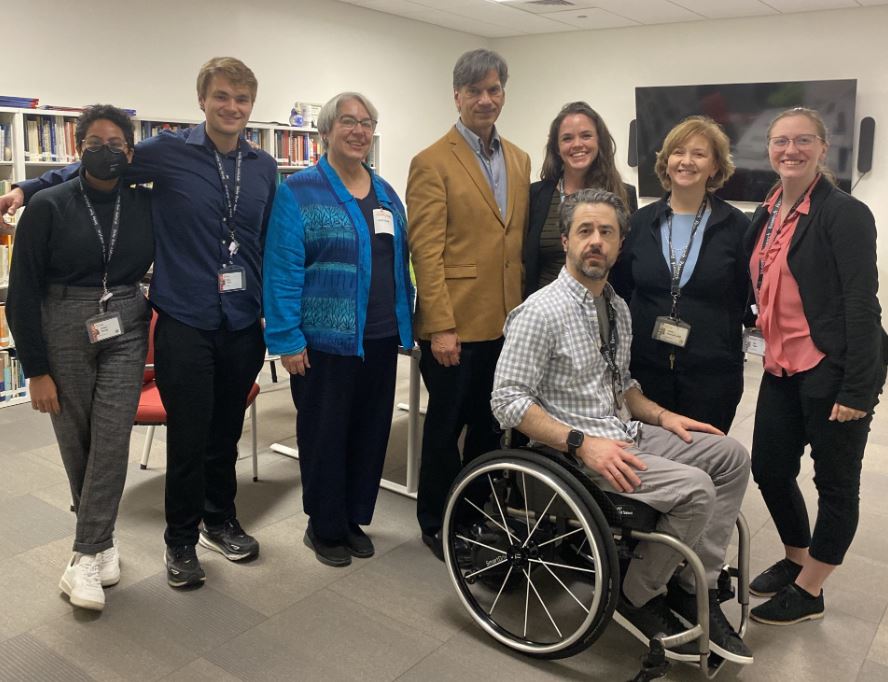 rehab_outcomes's tweet image. #CROR researchers gathered @AbilityLab to discuss pilot testing a set of measures they developed to evaluate person-centered outcomes in people who receive #HCBS. Their work is funded by @aclgov
@ADvancingStates @RTI_Intl @PersonCentering 
#NIDILRR #personcentered