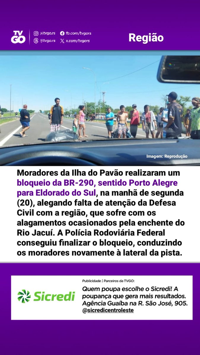 TVGOrs's tweet photo. #estrada #bloqueio #autoestrada #policia #guaiba #eldoradodosul #poa #portoalegre #riograndedosul #tvgo https://t.co/CbJ86OeTTb