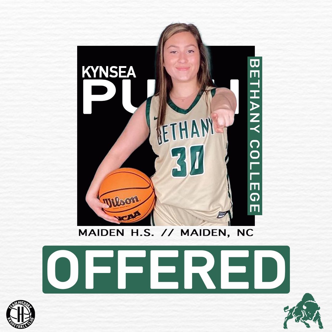 Congratulations To Kynsea Pugh of Maiden High School On Her First Offer To Bethany College!!! #teamhky #herhoopstate #passion #girlscanballtoo