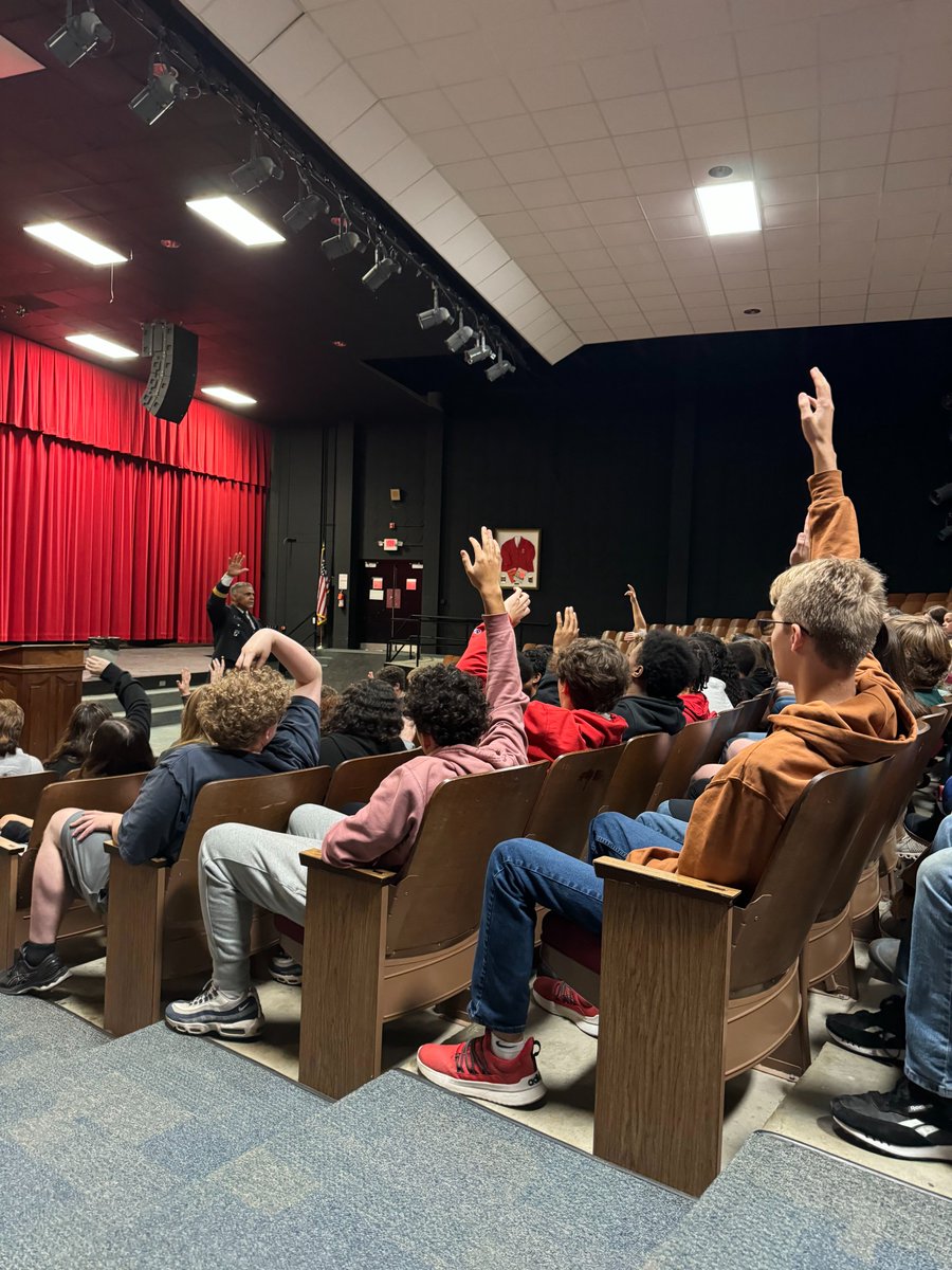 General James R. Gorham brought inspiration and wisdom to our AVID students last week, visiting three of our high schools (@ChathamCentral, @NHSChargers, and @JMHSJets), @Bonlee_Dragons, and @ChathamMiddle! Thank you, General Gorham for sharing your story. #OneChatham