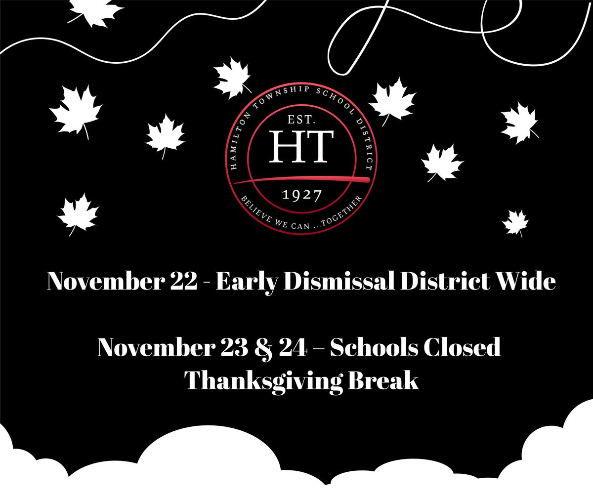 Proud2BeHTSDac's tweet photo. Early Dismissal &amp; School Closure Reminder! #Proud2BeHTSD https://t.co/WEt27VZki3