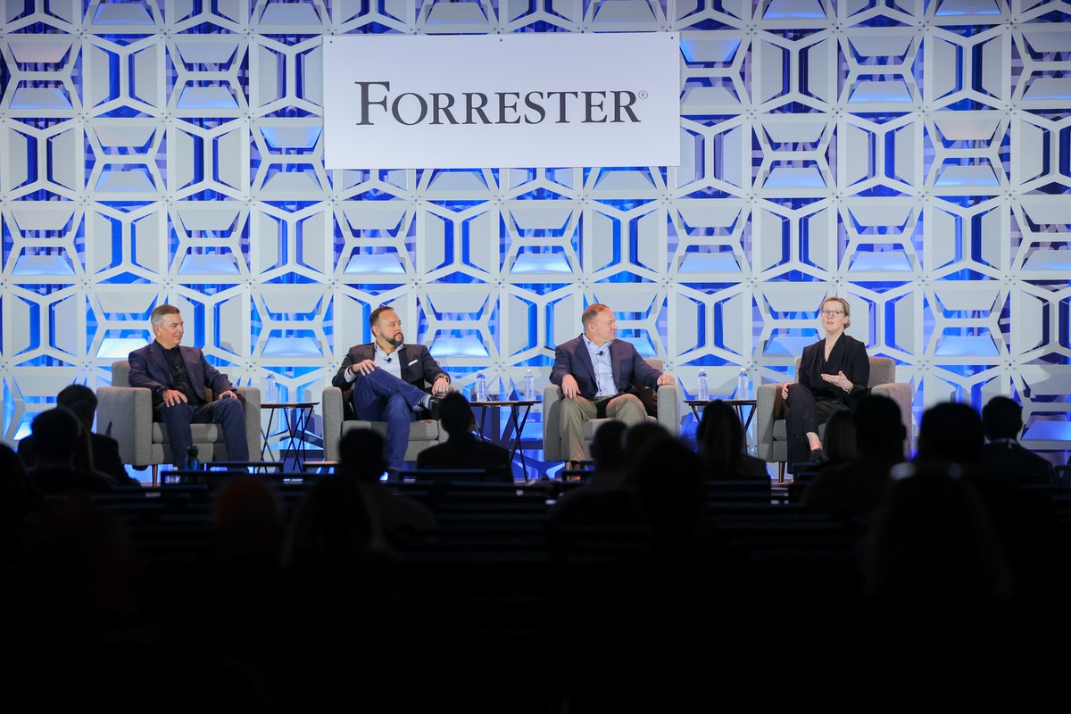 forrester's tweet photo. What an awesome 2023 #ForrSecurity event this was! Thank you to everyone that joined us last week and participated in the many conversations about security and risk's opportunities and challenges! https://t.co/DlNbQJMU7f