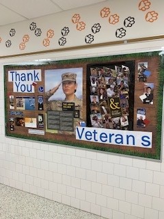 Thank you, Lily Linehan, for putting up our Veterans display for the month of November.  Next up, Financial Aid Information.  @WaterlooAD @WaterlooFamily @MrKWaterlooHS