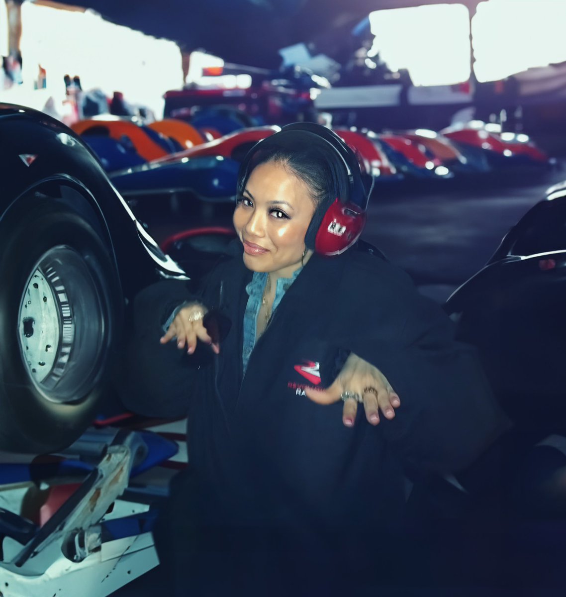CatOuellette's tweet photo. That time I was NASCAR’s tour DJ in 2011-12. According to them, I was the very 1st. #revracing #drivefordiversity https://t.co/W2I0YNGoI5