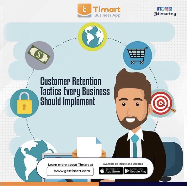 plainwhitte's tweet image. We understand the importance of customer retention to business growth that is why we share this insightful article to ensure that Timart users grow and excel in their business because their success is our desire and it would be an awesome story to share.