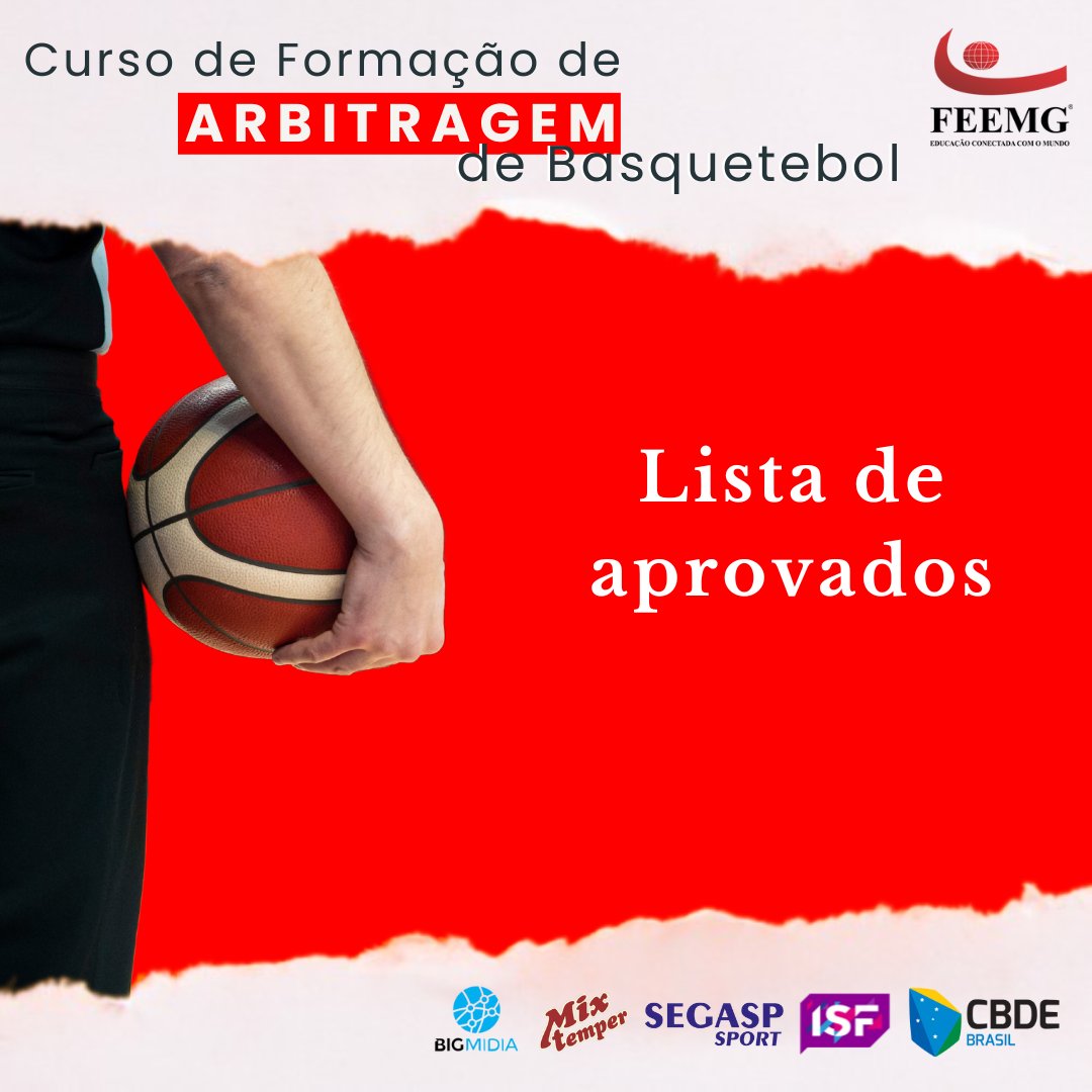 OPORTUNIDADE – Curso de Formação de Árbitros de Basquete