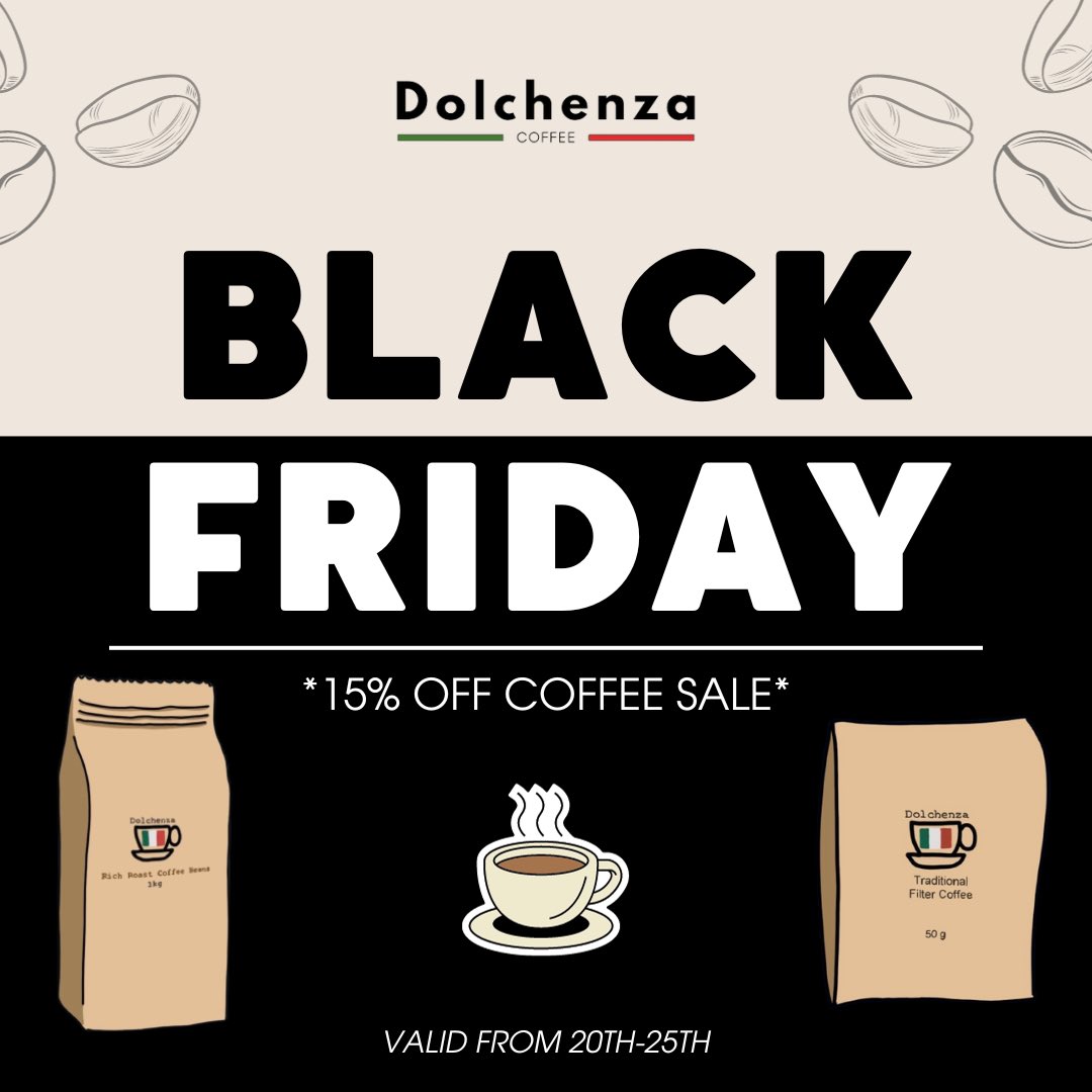 15% OFF COFFEE THIS BLACK FRIDAY

OFFER IS NOW LIVE🤟🏻

VALID UNTIL 25TH NOV

Check out our Black Friday coffee deals on our online shop now👇🏻

angliacoffeesolutions.co.uk/buy-coffee-onl…