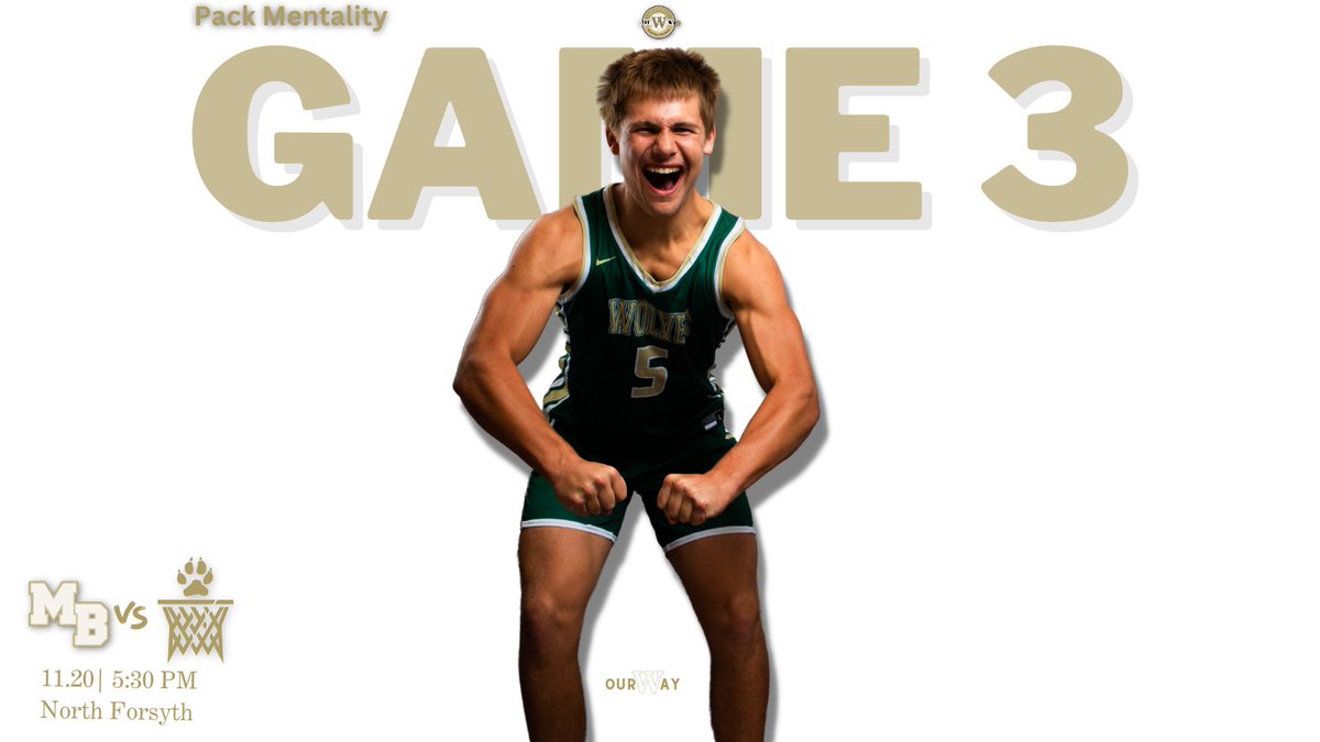 Turkey Week🦃🏀 at the North Forsyth Raider Classic continues this evening.

#OurWay🐾 
#PackMentality🐺 
<a href="/WesleyanWolves/">Wesleyan Wolves</a>