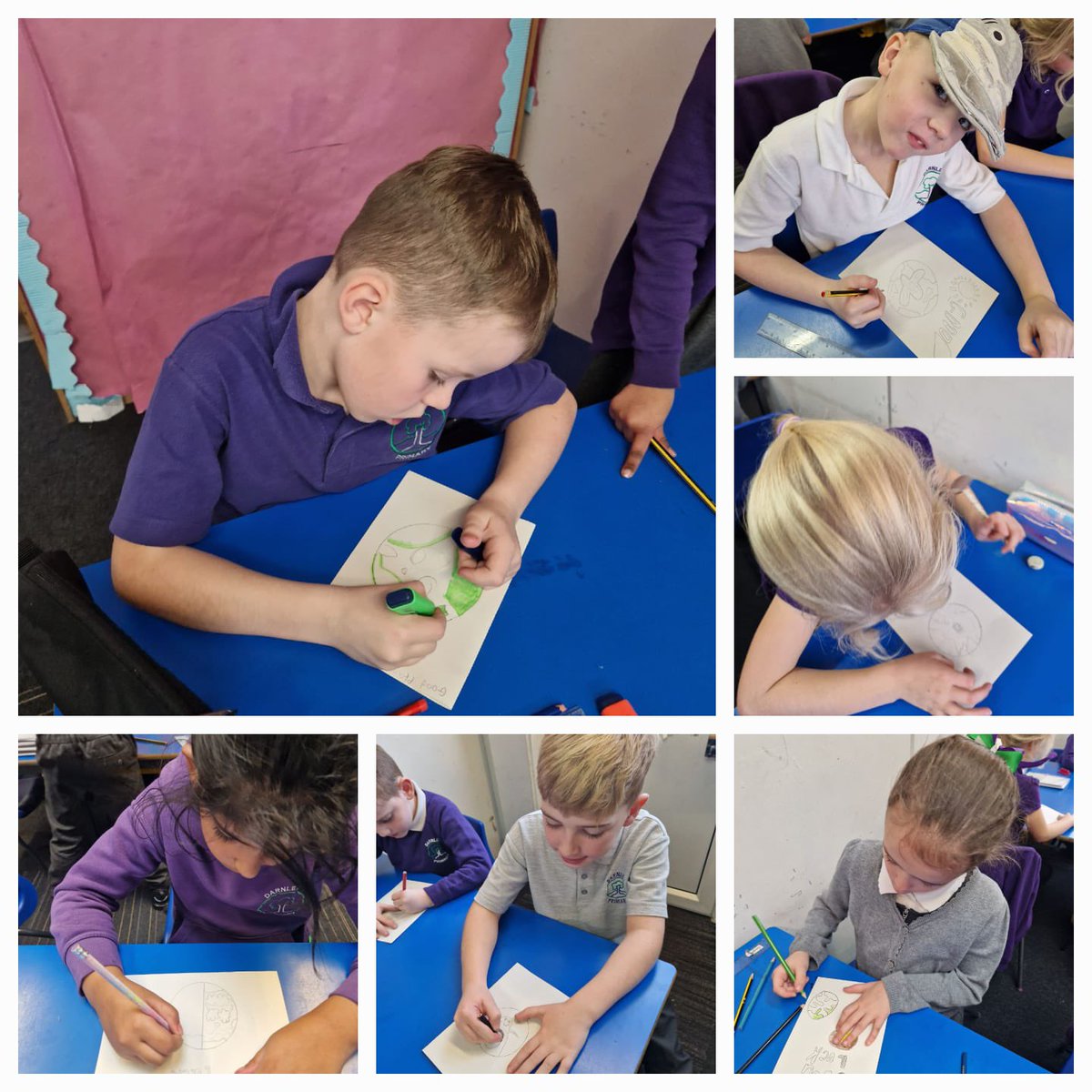 Darnley_Primary's tweet image. For #WorldChildrensDay P3a are creating good luck 🍀cards for the UK Minister for Energy Security &amp;amp; Net Zero before she attends COP28. They wanted to  give children's views on Climate Change 🌎 @UNICEFuk_action #OutRight #RRSA