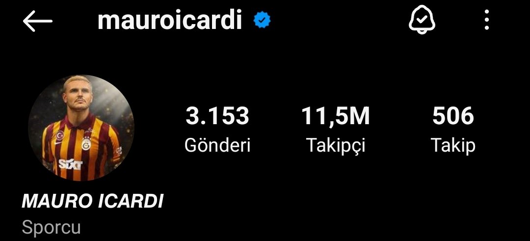 Deli gibi değil İcardinin Galatasaray'ı sevdiği gibi sev:)