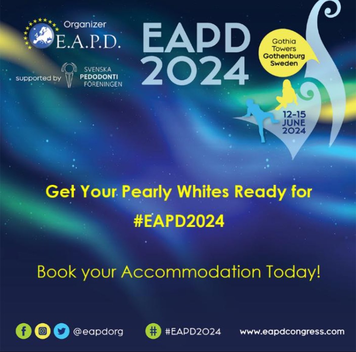 🏨 Plan Your Stay in #Gothenburg! 🌟 Looking for convenient accommodation during the #EAPD2024 Congress? Explore options in #Gothenburg and book now to secure your spot for an unforgettable Congress experience. 🛏️🌇   Visit our website eapdcongress.com for info.