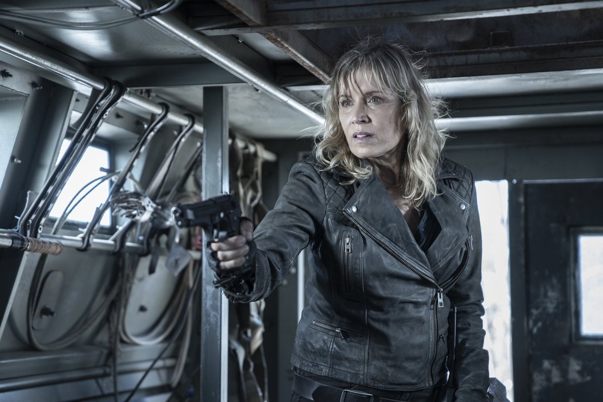 New photos from Episode 811 of #FearTWD featuring Ada, Strand, Tracy, and  Madison!