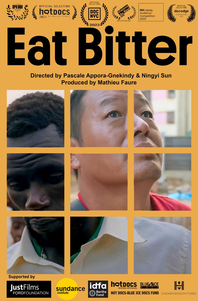 🚨  EAT BITTER is in consideration for the Oscars 2024! We are very proud to be one of the few films from the Central African Republic to be considered in the History of the Academy. Spread the word!