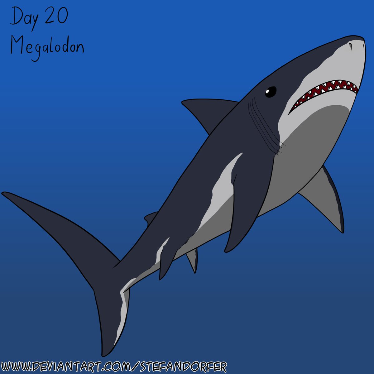 Stefandorfer's tweet image. Jaws theme intensifies...
#paleoart #promptlist #paleovember #paleovember2023 #paleoart2023