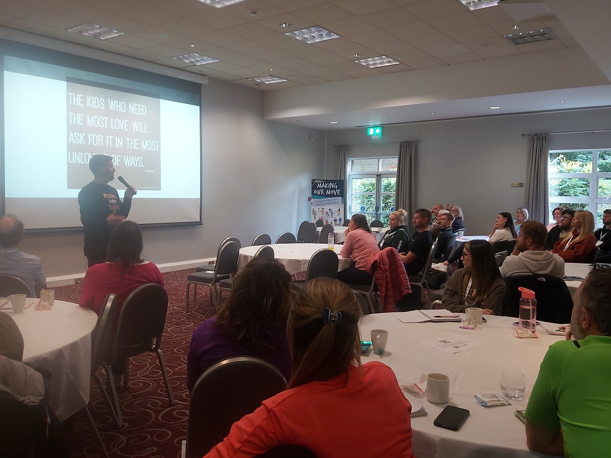 Our keynote speaker today was <a href="/dave_mcpartlin/">Dave McPartlin</a> from Flakefleet Primary School- so grateful to have you with us, keep making a difference 🙌 #MakingOurMove