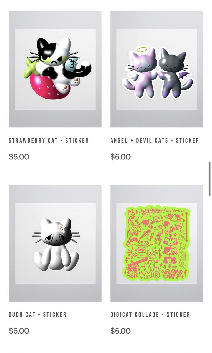 some new stickers are up in the shop 😇