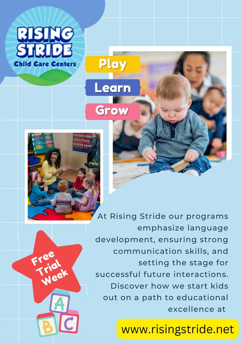 Through our programs, we teach children to shape their character and reflect kindness and compassion in their actions. Visit us today to schedule a tour. risingstride.net
#childcare #childcarecenter #kindergarten #learning #learnandgrow #drexelhill #delcopa #ridley