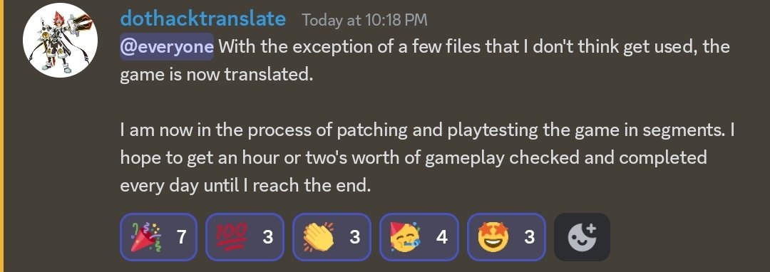 dothackrevival's tweet photo. Good news for .hack//Link -English Fan-Translation- new update patch progress!!
#dothack #dothacklink #dothacklinkenglishtranslation
Join now on dothacktranslate discord for more updates progress and info:
https://t.co/avXq91fLM9 https://t.co/KXBcozk14c