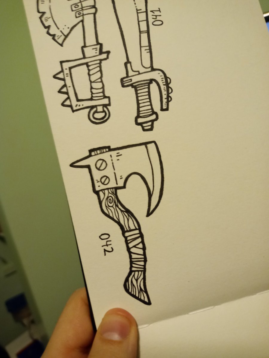 Tiny weapon day 42 #SketchBook