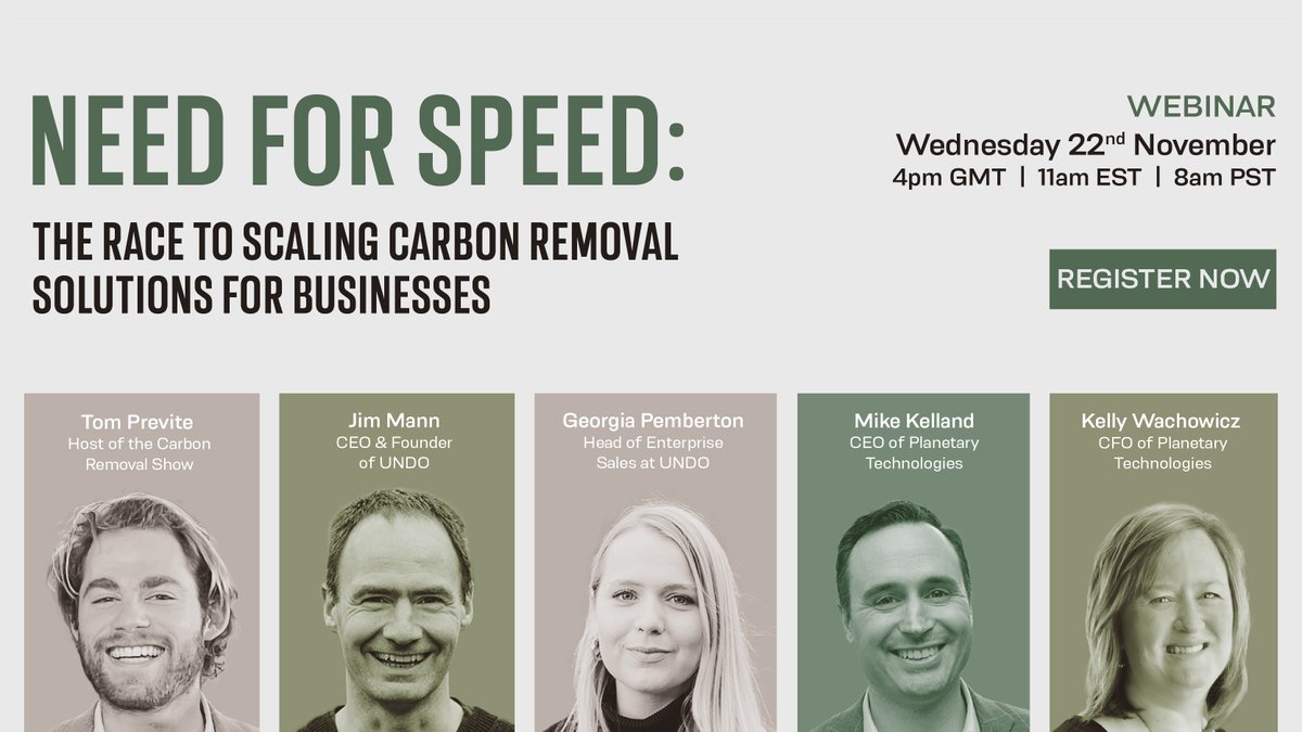 undocarbon's tweet image. ⌛️ Only 48 Hours Left! Secure your spot for &quot;Need for Speed: The Race to Scaling Carbon Removal Solutions for Businesses.&quot;

🚀 Last chance to join pivotal discussions.
🔗 Hurry, limited spots remaining: bit.ly/49nUZJD

#UNDOCarbon #LastChance #Webinar #CarbonRemoval