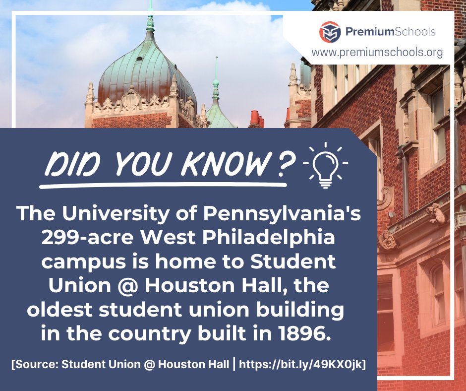 Get to know the oldest student organization at the #UniversityOfPennsylvania #uofpenn #upenn #penn #collegefact #universityfact #mondayfact #monday #premiumschools