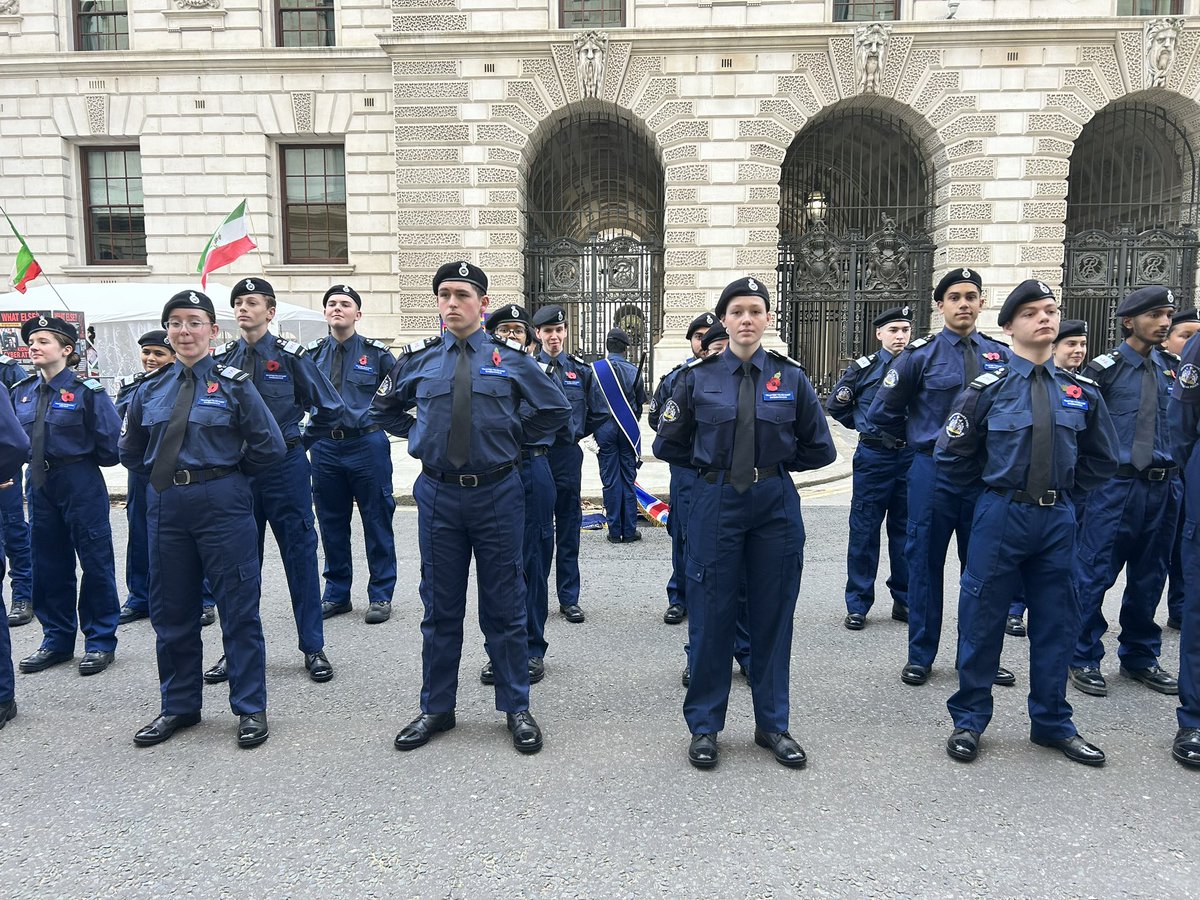 Our senior cadets took part in the Youth remembrance parade at the Cenotaph yesterday. A brilliant parade and wonderful to see so many young people in attendance
