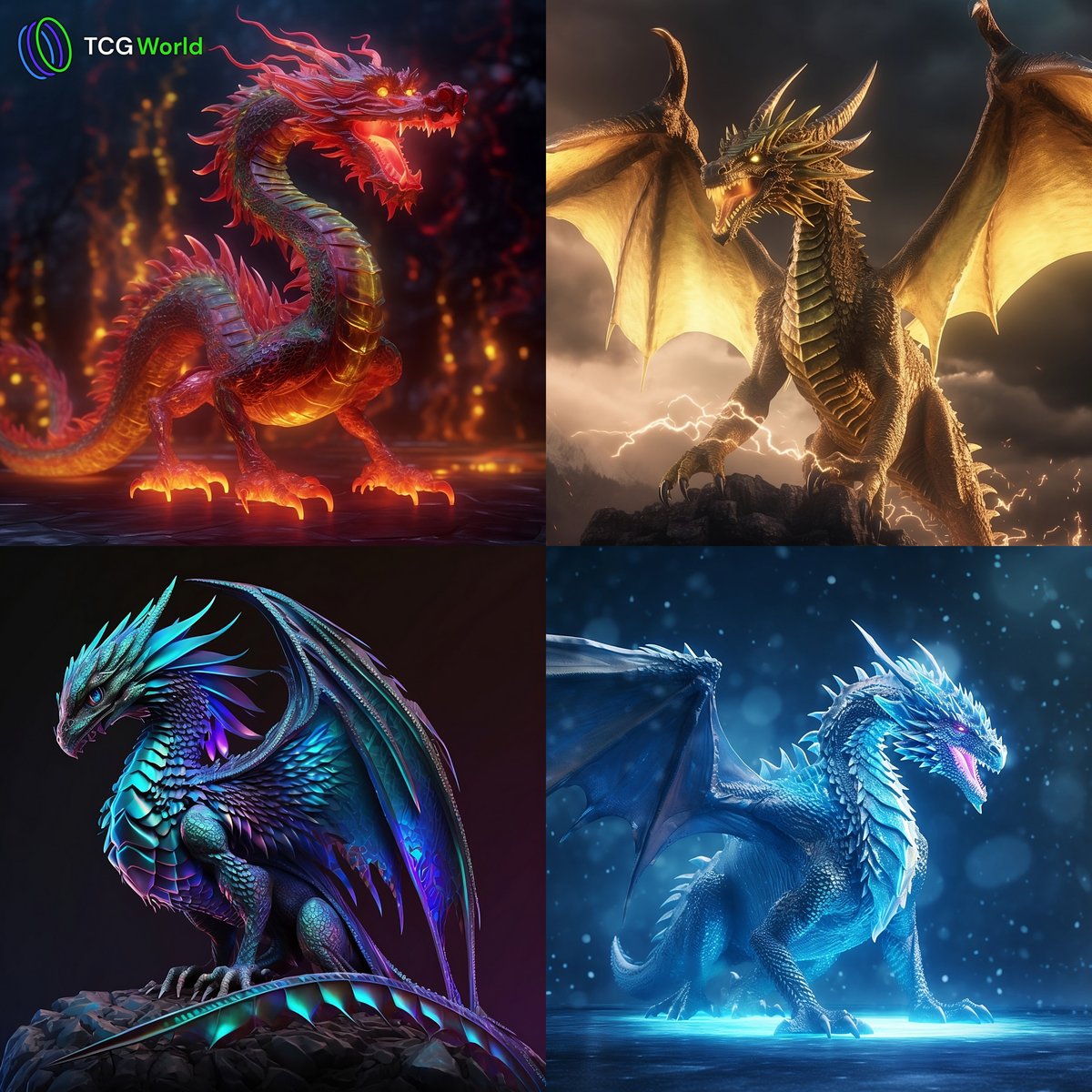 The strongest, most fierce and powerful of them all: The Tier 5 Mythic Dragon. 

There are ONLY 40 of these creatures. Do you have what it takes to obtain one of them? 🫵