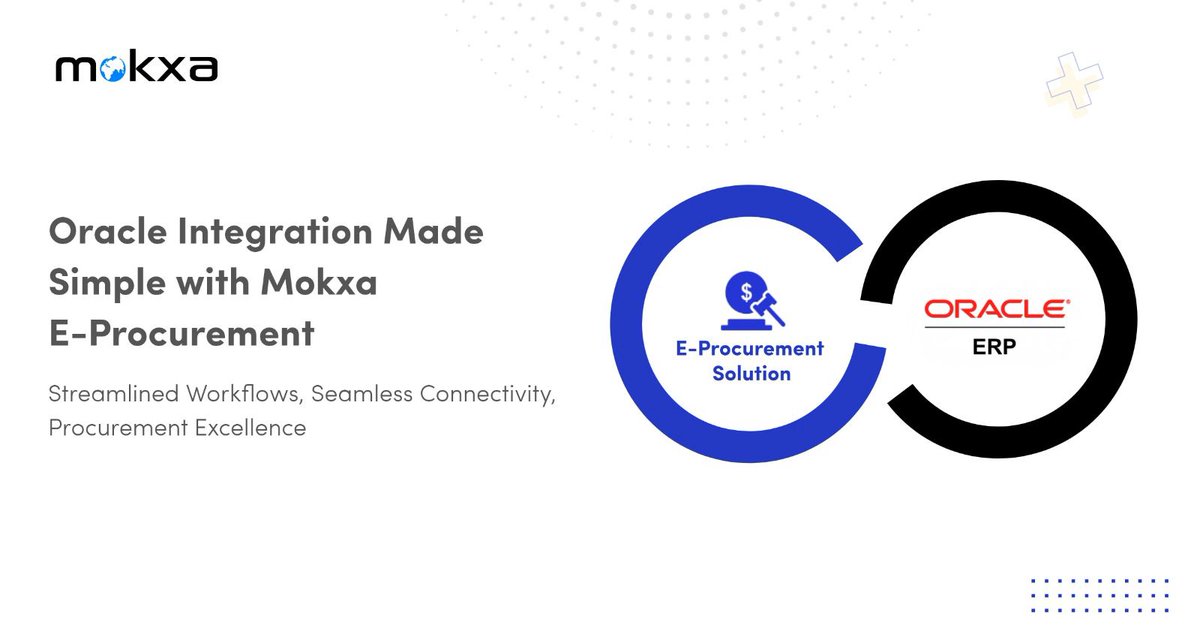 Is your #ProcurementTeam struggling with complex #Oracle screens, countless #spreadsheets, and offline operations that just won't sync up?

Modernize your Oracle #UserExperience with the Mokxa #eProcurement Solution upgrade.