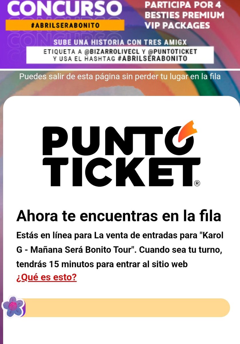 kristel_pott's tweet photo. Ni karen Doggenweiler puede decir el número que me toco 😔 #bancoestado #KAROLG #karolgchile #BIZARROLIVECL  #ABRILSERABONITO  #puntoticket https://t.co/QW9UaoiiDX