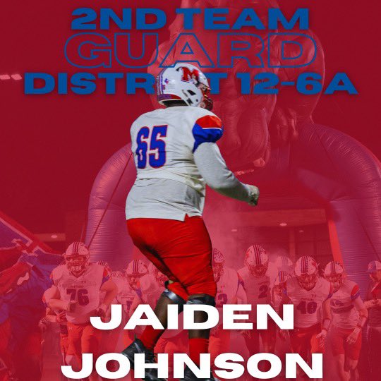 Congratulations to our 2nd team all district offensive linemen! Aj Anderson, @DarrylStoglin, Landen Pope, and Jaiden Johnson #unity #panthernation