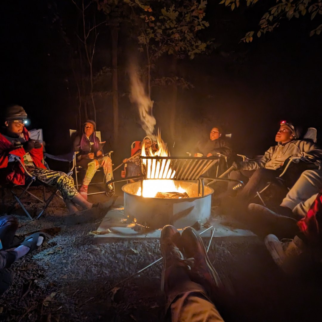 OAC participants from Albert Hill recently had a blast camping at Powhatan State Park! Highlights included:

🔥Built some fires
🥘Cooked meals over the fire
🍫Roasted marshmallows &amp; made s’mores
🎲Played games around the fire
🏕️Put together &amp; slept in tents