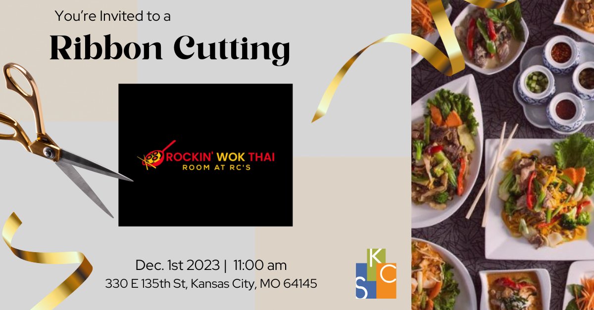 South KC Chamber (@southkcchamber) on Twitter photo Join us at Rockin' Wok Thai on Friday December 1st @ 11am. Located in the <a href="/RCsMartinCity/">RC's Restaurant</a> building, this is a great addition to the <a href="/MartinCityMO/">Martin City Community Improvement District</a> area!
Sign up below!
lp.constantcontactpages.com/ev/reg/udj99xz… Join us at Rockin' Wok Thai on Friday December 1st @ 11am. Located in the <a href="/RCsMartinCity/">RC's Restaurant</a> building, this is a great addition to the <a href="/MartinCityMO/">Martin City Community Improvement District</a> area!
Sign up below!
lp.constantcontactpages.com/ev/reg/udj99xz…