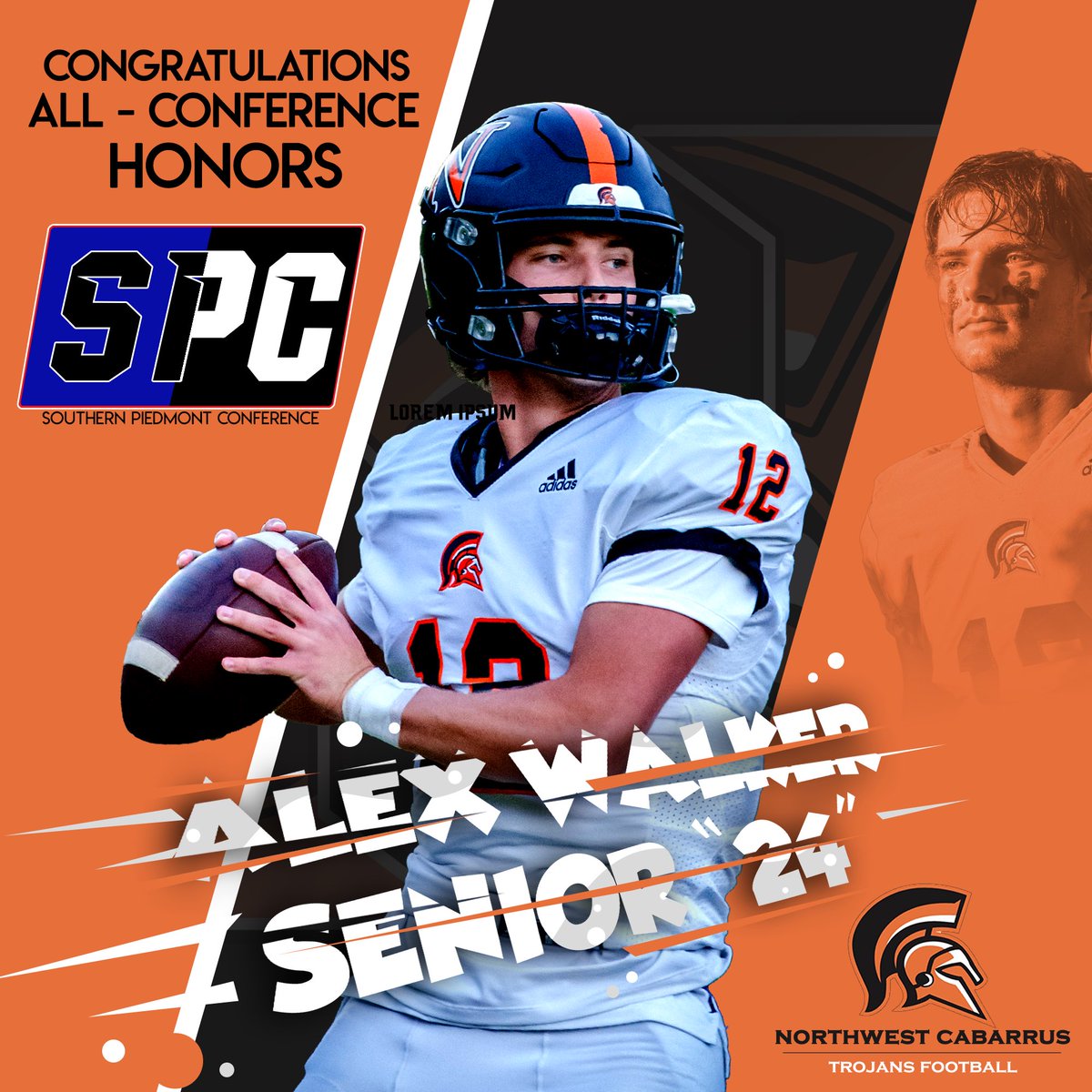 SPC All Conference ⁦⁦<a href="/Alex_Walker121/">Alex Walker</a>⁩
⁦<a href="/NCHS_Boosters/">NCHS Booster Club</a>⁩ ⁦<a href="/NCHSTROJANS/">Northwest Cabarrus Athletics</a>⁩ 
#GoTrojans