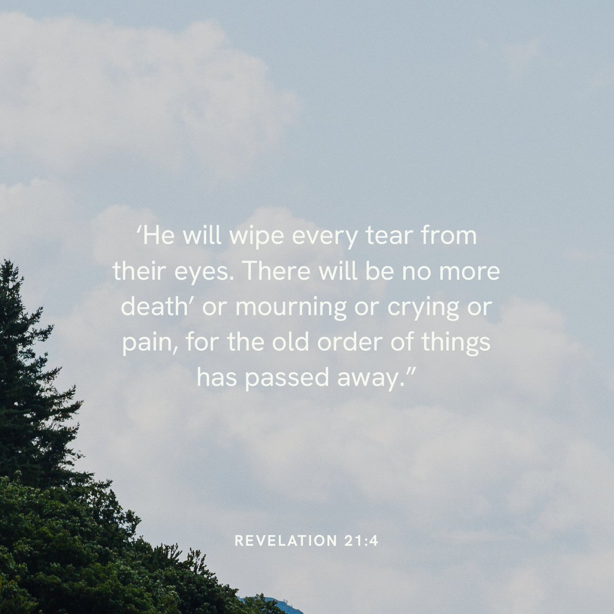 One day, the nail-pierced hand of Jesus will wipe away not just your tears, but everything that caused them.