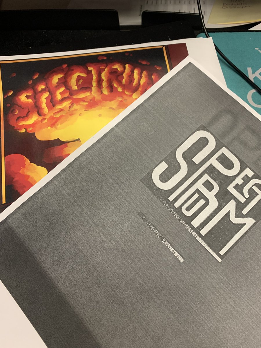 We have a cover. (Go Ruby!) We have the contents. Going to print! #PennSpectrum