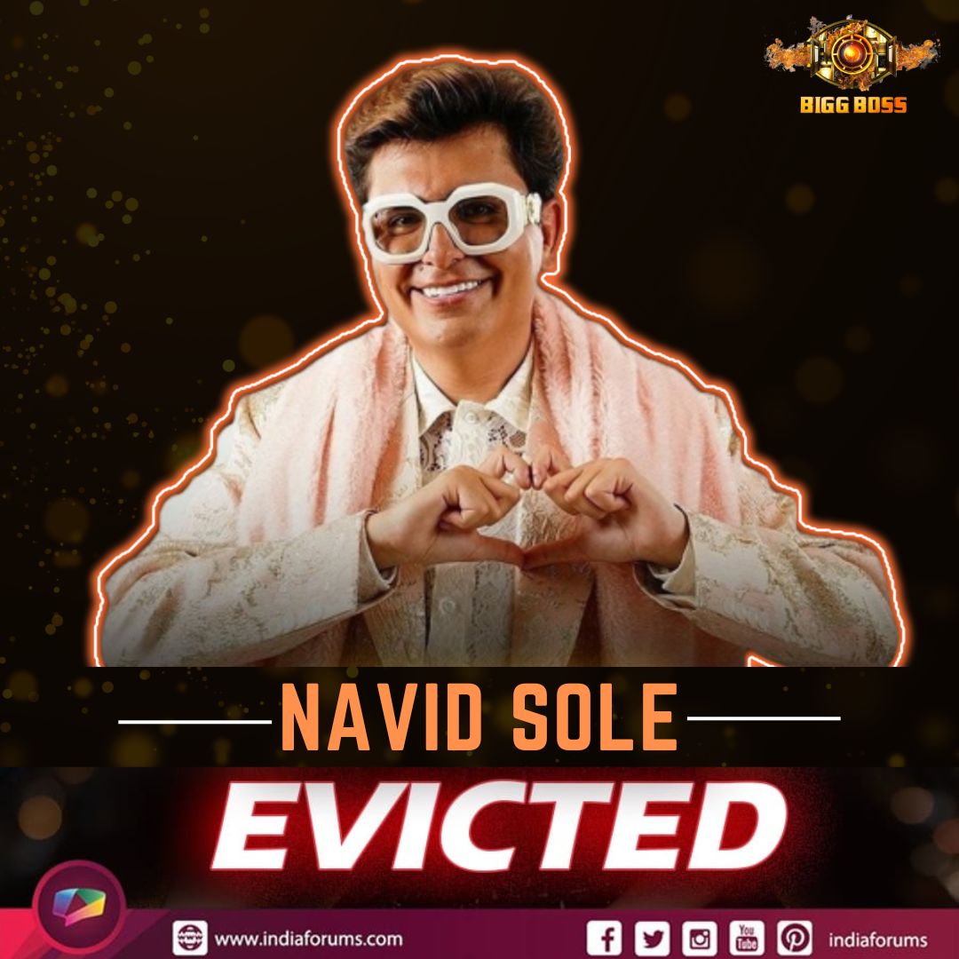 indiaforums's tweet photo. It's a shocking twist in the Bigg Boss 17 house! Navid Sole is eliminated in this jaw-dropping 'mid-week eviction'
.
.
.
#NavidSole #BiggBoss17House #BiggBoss17OnJioCinema #BiggBossNomination #BiggBoss17Contestent #BB17 #NavidSoleEvicted #BiggBoss #BB https://t.co/sLDbzEBU73