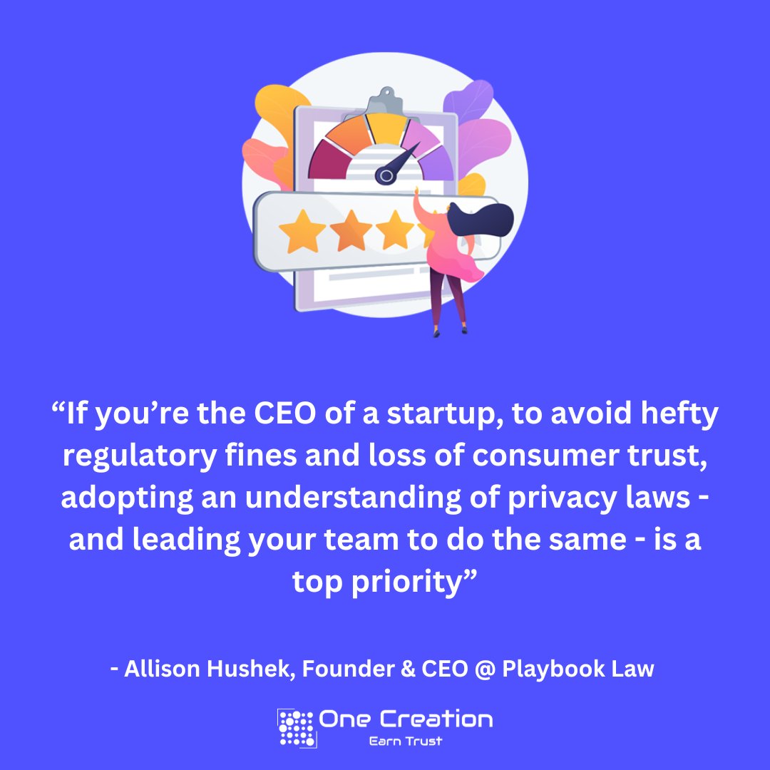 Great take on the importance of privacy for businesses from Allison Hushek at Playbook Law!

When you emphasize transparency and timed consent, your business will be well in line with customer needs and privacy law requirements.

Full blog here: linkedin.com/pulse/privacy-…