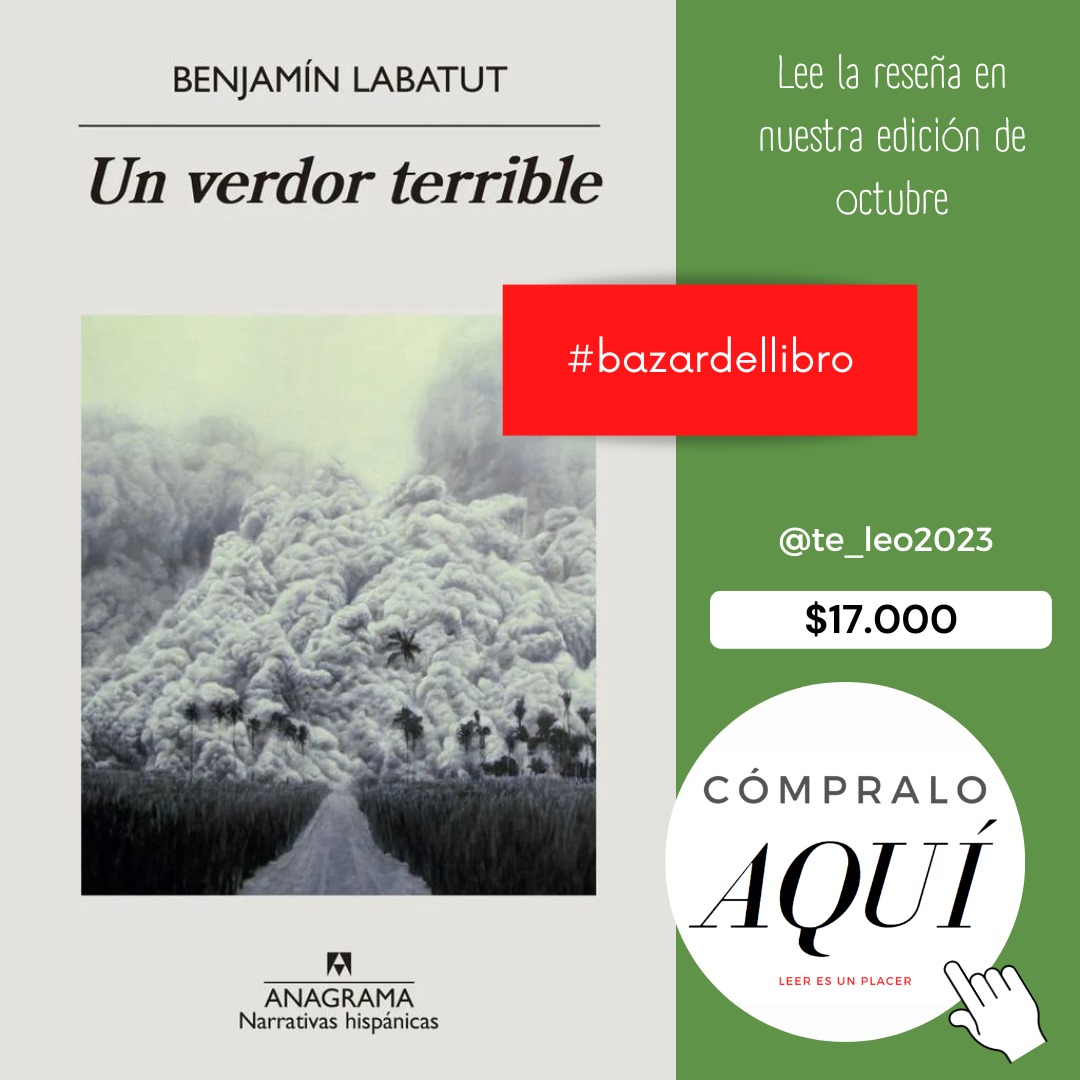 Un verdor terrible, novela de Benjamín Labatut.
$17.000 en #bazardellibro
edicionesdelgato.cl/product/un-ver…
Tenemos envío a todo Chile
#regalaunlibro