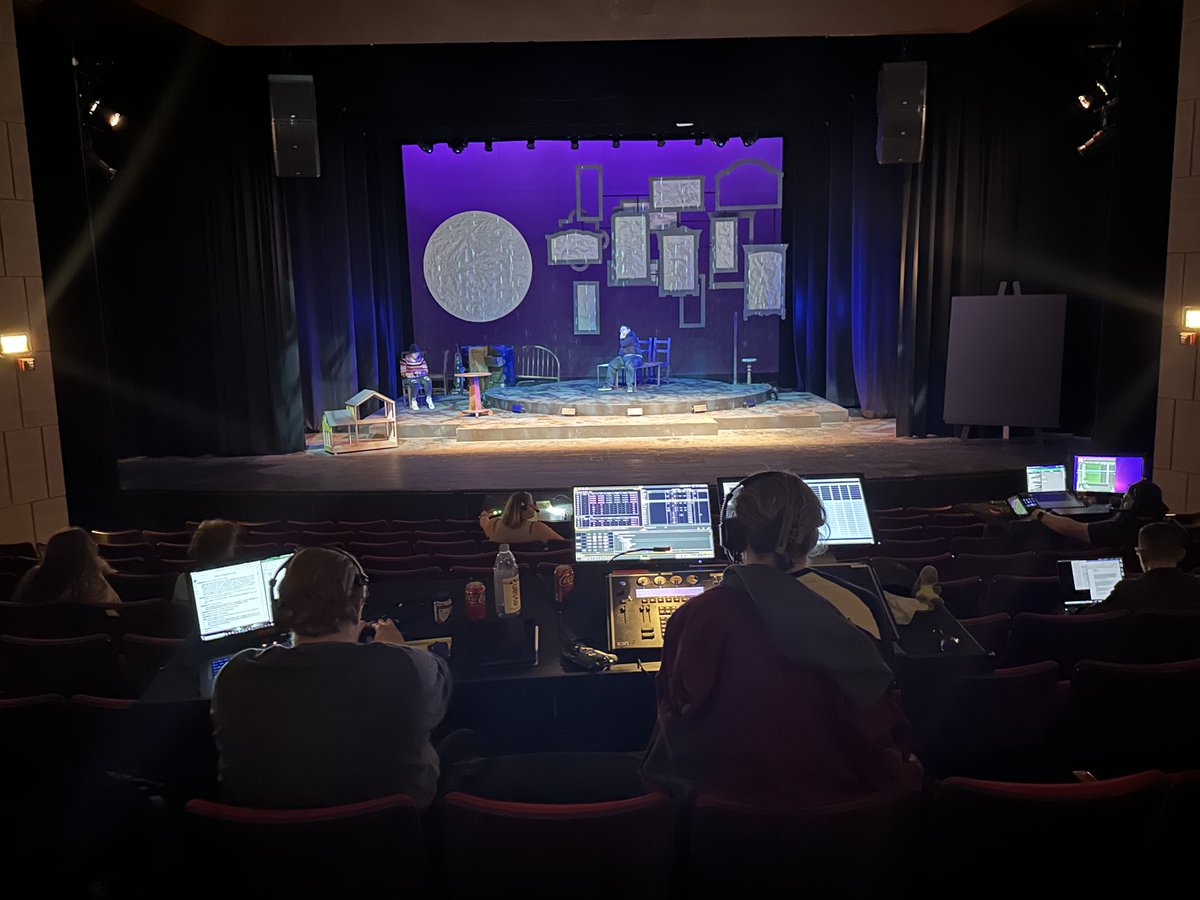 EMUTheatre's tweet photo. We begin our Cue to Cue for "A Wrinkle In Time" today, friends! Please enjoy these pictures from Sunday's Dry Tech. Thank you to our incredible projection, set, sound, props, and lighting designers for all of their magnificent work!
#EMUTheatre #AWrinkleInTime #Cue2Cue #DryTech https://t.co/dpiHf8u8Az