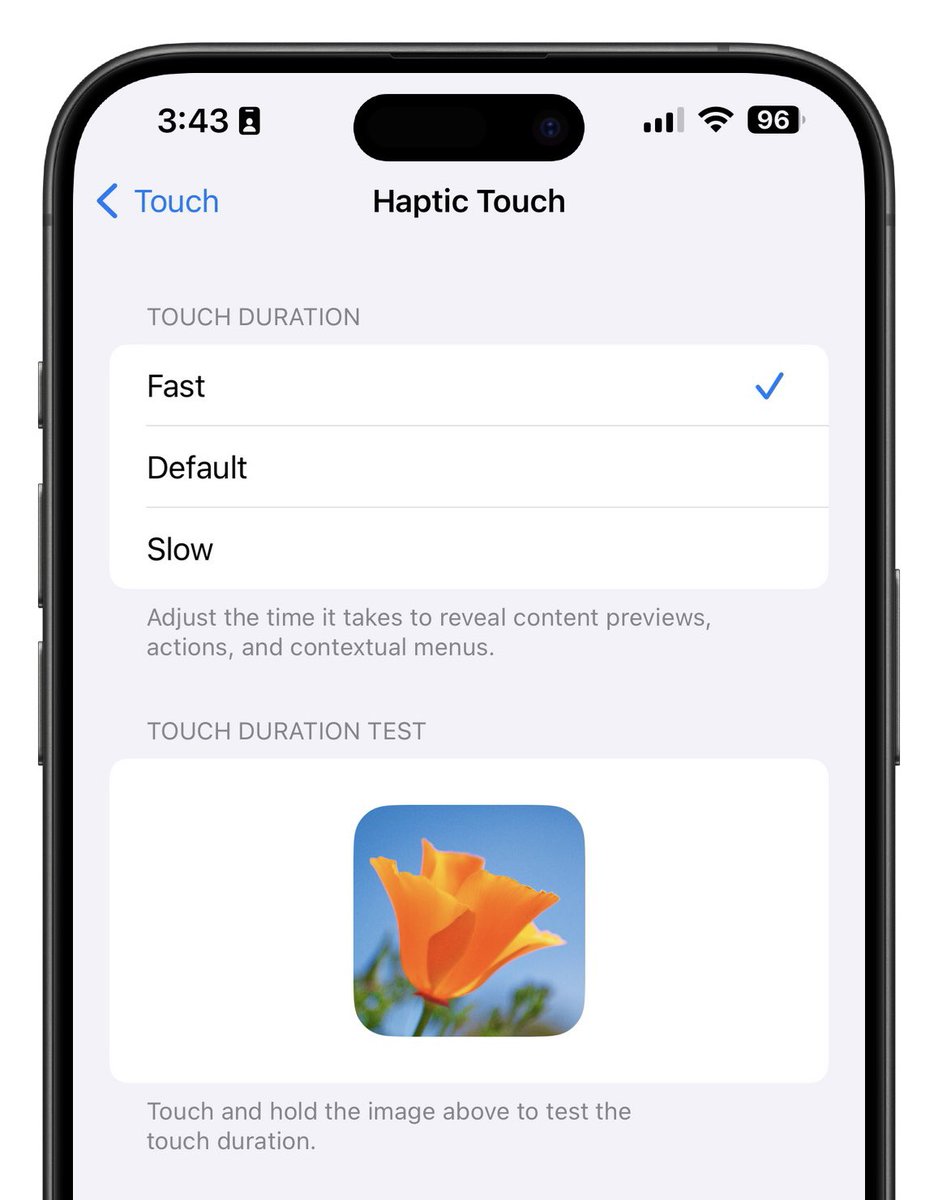 mattcassinelli's tweet photo. To make your phone feel faster, change this setting to “Fast”👇 https://t.co/WoHxsX3K0H
